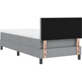  Krevet s opruga kutije Svijetlo siva 100 x 200 cm tkanina | shoptok.hr