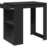 vidaXL Barski stol crni 102x70x103,5 cm od konstruiranog drva | shoptok.hr