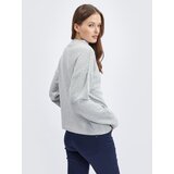 Orsay Light grey women's patterned sweater | shoptok.hr