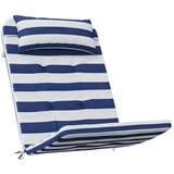  Jastuci za stolicu Adirondack 2 kom plavo-bijele pruge tkanina | shoptok.hr