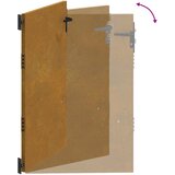  Vrtna vrata 85 x 125 cm od čelika COR-TEN | shoptok.hr