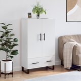 vidaXL Visoka komoda sjajna bijela 69 5x31x115 cm konstruirano drvo Cijene