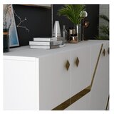 Hanah home iris - white, gold whitegold console | ePonuda.com