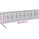  Gabionska košara s poklopcem 900x50x200 cm pocinčano željezo | Eponuda.com