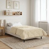  Poletna odeja krema 155 x 200 cm Mikrofibra in Teddy flis, (5000284243) | Shoptok.si