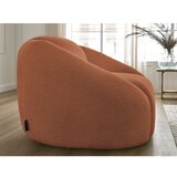 Bobochic Paris Oranžen fotelj iz tkanine bouclé Tina – | Shoptok.si