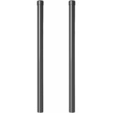  Stup za ogradu 2 pcs Siva 80 cm Čelik s praškastim premazom | shoptok.hr