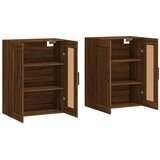  Zidni ormarići 2 kom boja smeđeg hrasta od konstruiranog drva | Eponuda.com