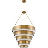 Quintiesse Hinkley Echelon Valjasta viseča stropna svetilka Heritage Brass, (22098137) Cene