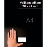 Avery Zweckform Etikete Zweckform 3481 70 mm x 41 mm, bela | Shoptok.si