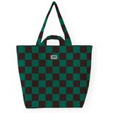 Lori Barcelona Nakupovalne torbe Tote Bag Cuadros - Black/Green Črna Cene