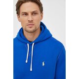 Polo Ralph Lauren Pulover moška, mornarsko modra barva, s kapuco | Shoptok.si