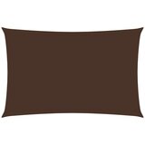 vidaXL Senčno jadro oksford blago pravokotno 3x6 m rjavo | Shoptok.si