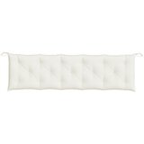  Jastuk za vrtnu klupu prošarano krem 180 x 50 x 7 cm od tkanine | shoptok.hr
