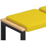  Jastučić za klupu 4 kom. Tkanina Svijetlo žuta Dubina 35 cm | shoptok.hr