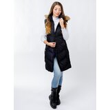 Glano Women's quilted vest - black Cijene