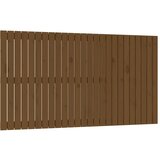 Maison Chic stensko posteljno vzglavje - vzglavna omarica - nočna omarica medeno rjavo 159,5x3x90 cm borovina, (21706566) | Shoptok.si