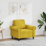  Fotelja žuta 60 cm baršunasta | shoptok.hr