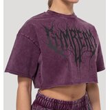 GymBeam Women‘s Abyss Cropped T-shirt Raisin L | Eponuda.com