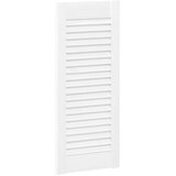 vidaXL Vrata za omarico z letvicami 2 kosa bela 69x29,5 cm | Shoptok.si