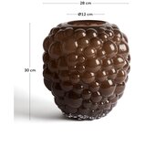 Kave Home Rjava steklena vaza (višina 30 cm) Mure – | Shoptok.si