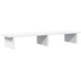  Stalak za monitor bijeli 100 x 27 x 15 cm od konstruiranog drva | shoptok.hr