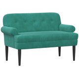  Ljubavni kauč s gumbima Tirkizna 120 x 66 x 78 cm Baršun | Eponuda.com