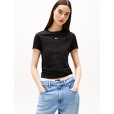 Tommy Jeans Majice s kratkimi rokavi TJW SLIM TJ US LINEA DW0DW21422 Črna | Shoptok.si