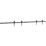 vidaXL Komplet drsnih vrat omarice 183 cm ogljikovo jeklo | Shoptok.si