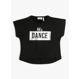 Koton Printed Black Girls T-shirt 3skg10043ak | shoptok.hr