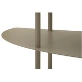 Mauro Ferretti Sivo-bež metalni pomoćni stol 28x90 cm Saturn – | shoptok.hr