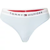 Tommy Hilfiger Underwear Tanga gaćice nebesko plava / krvavo crvena / crna / bijela