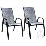 Chomik Vrtni stol, 2 kosa - siv - NEO9917 | shoptok.hr