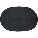 vidaXL Preproge za površine Ovalna Črna 205 x 305 cm Juta, (5000132922) | Shoptok.si