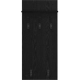  Vješalica za kapute na zidu Zidne Crni hrast 40 x 10 x 90 cm | shoptok.hr