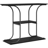  Konzolna stolica s policom Crni hrast 101 x 35 x 80,5 cm | Eponuda.ba