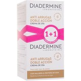 Diadermine Anti-Wrinkle Double Action Day Cream dnevna krema za lice 2x50 ml za žene Cijene