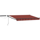  Električni zložljiv senčnik Oranžna in Črna 2,5 x 2 m, (5000205850) | Shoptok.si