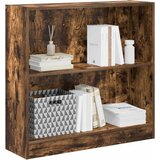  Regal za knjige boja hrasta 80x24x76 cm konstruirano drvo | Eponuda.com