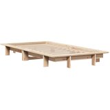  Okvir kreveta bez madraca 75 x 190 cm od masivne borovine | shoptok.hr