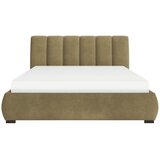 MID.YOU OBLAZINJENA POSTELJA 160 cm x 200 cm , les, tekstil, leseni material zelena | Shoptok.si