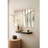 Hanah home ogledalo sa led osvetljenjem rectangular 60x80 cm pink