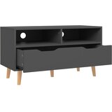 TV ormarić sivi 90 x 40 x 48,5 cm konstruirano drvo | shoptok.hr