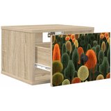  Wall-mounted noćni ormarić ZAANDAM Hrast sonoma 36 x 33 x 25 cm | shoptok.hr