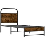  Okvir kreveta bez madraca dimljena boja hrasta 80x200 cm drveni | shoptok.hr