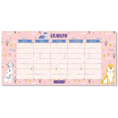 Ars Una doggy friends raspored jedan list, dvije stranice | shoptok.hr