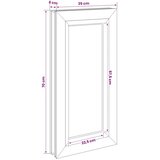  Unutarnja boja prozora podruma bijela RISOR 35 x 70 cm - 35 x 90 cm s trostrukim staklenjem | shoptok.hr