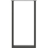  Noge za barski stol U-oblika 2 kom antracit 60 x (110-111) cm čelik | shoptok.hr