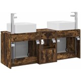  Set ormarića za kupaonicu 3 kom. Dimljeni hrast 53 x 35 x 63 cm | shoptok.hr