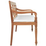 BATAVIA klupa s jastucima 150 cm tikovina | shoptok.hr